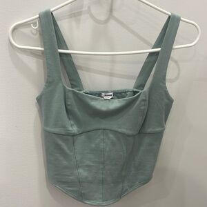 GARAGE corset soft teel top